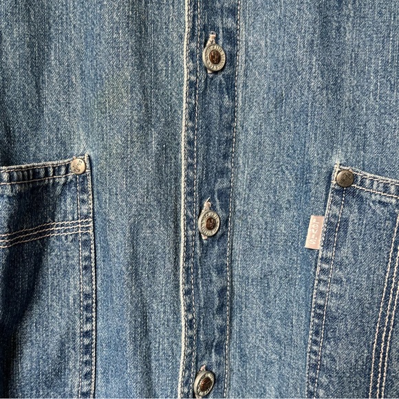 Levi’s Silvertab XL Denim Oversized Button down Shirt Size XL - Picture 11 of 15